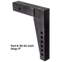 Equal-i-zer Hitch Shank, 2.5-inch Receiver, 13-inch Rise, 9-inch Drop