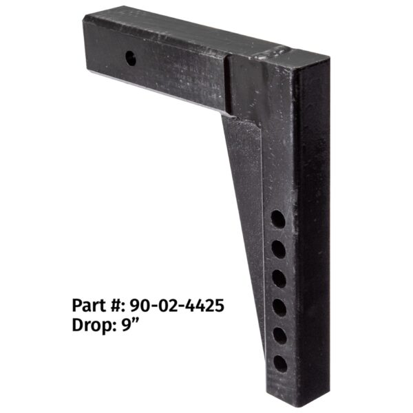 Equal-i-zer Hitch Shank, 2.5-inch Receiver, 13-inch Rise, 9-inch Drop