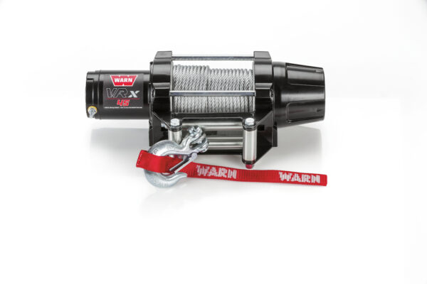 WARN VRX 45 4500 lb Winch, Steel Line, Wired, Black