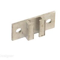 RV Designer U-Shaped Ceiling Bracket for I-Beam Curtain Track, Steel, Set of 2