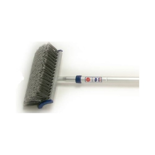 Adjust A Brush Car Wash Brush, 10 Inch, 54 to 93 Inches, Gray Polyester