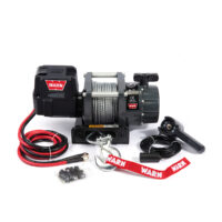 Warn 5000 lb DC Electric Winch with 60 ft Cable, Black