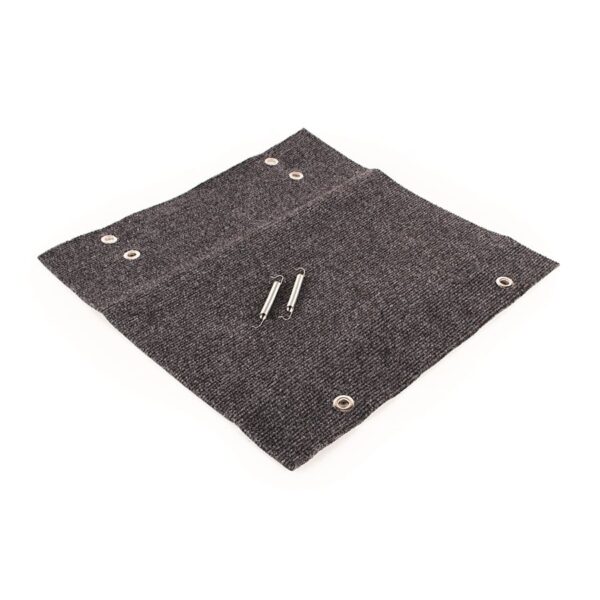 Camco Wrap Around Step Rug, 18" W x 17.5" L, Gray