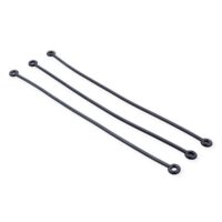 Duraflex Gator Waste Tank Round Fitting, 0.4 Inch, Black