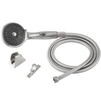 Dura Faucet Hand-Held Shower with Hose, 4-Spray, Brushed Satin