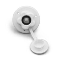 B&B Molders Fresh Water Inlet Polar White (Recessed Mount, 1-5/8 Inch depth)