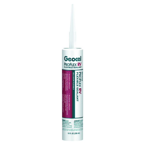 Geocel Pro Flex RV Roof Sealant, Clear, 10 Ounce Tube