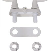Phoenix Products Shower Control Valve with Shower Head, White