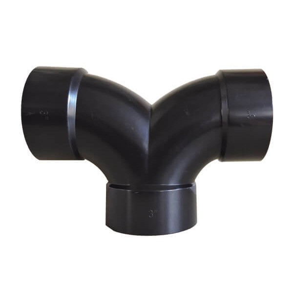 Valterra 3 Inch Double 1/4 Bend, Black