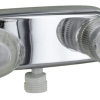 Phoenix Products Dual-Valve Shower Control Valve, 4 Inch, Chrome Silver