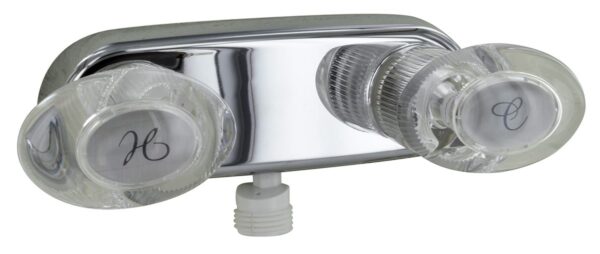 Phoenix Products Dual-Valve Shower Control Valve, 4 Inch, Chrome Silver