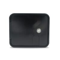 B&B Molders Lockable Access Door, Black