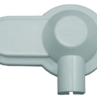 JR Products Propane Regulator Cover, White