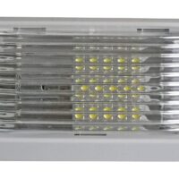 Valterra Rectangular Porch Light, 6 Inch, Incandescent, White, No Switch