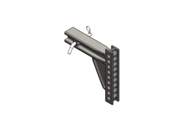Blue Ox Weight Distribution Hitch Shank, 2-1/2 Inch, 10-1/2 Inch Rise