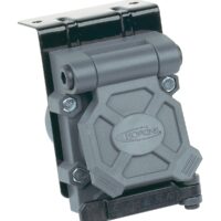 Hopkins Endurance Trailer Wiring Connector, Vehicle End, 7-Blade, Gray