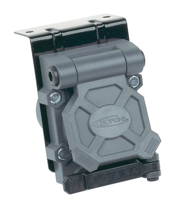 Hopkins Endurance Trailer Wiring Connector, Vehicle End, 7-Blade, Gray