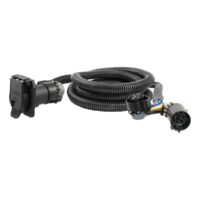 CURT 7-Way RV Blade Connector Extension, 7 Feet