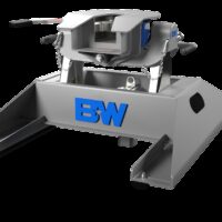 B&W Companion Fifth Wheel Hitch, 20,000 lb, Removable, Gray