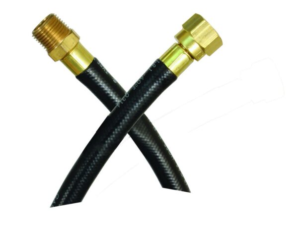 JR Products Propane Hose 24 Inch, Female Flare Swivel