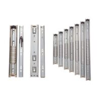 RV Designer Ball Bearing Drawer Slides, Set of 2, Silver