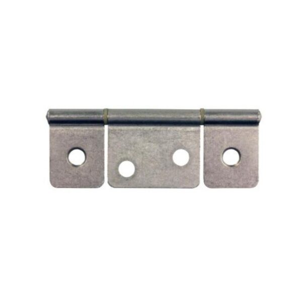 JR Products Non-Mortise Door Hinge, Satin Nickel Plated