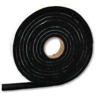 AP Products Weather Stripping, Black, 5/16 Inch × 3/8 Inch, 10 Feet