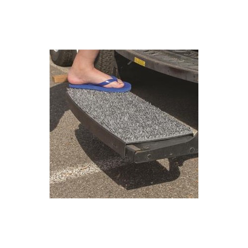 Safety Step Entry Step Rug, Charcoal, 8.5 by 22 Inch, Turf Material