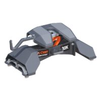 CURT Power Ride 30,000 Pound Fifth Wheel Hitch, Gray Powder Coated