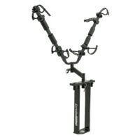Let's Go Aero Jack-IT PRO A-Frame Bike Rack, Trailer Tongue Mount, Heavy-Duty, Twin Spin, Black