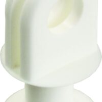 JR Products Curtain Glider White, Set of 14