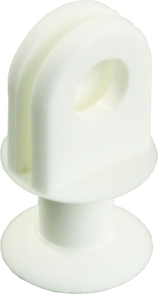 JR Products Curtain Glider White, Set of 14