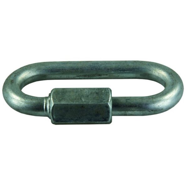 JR Products 5/16 Inch Safety Chain Quick Link, Set of 2, Zinc-Plated Steel