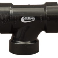 Valterra 1/2-Inch Black Plastic Tee Waste Fitting