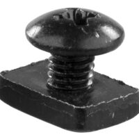 JR Products Curtain Track End Stop, Type C, Silver, Set of 2