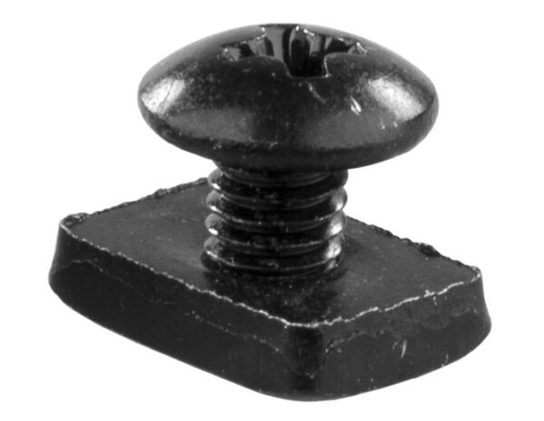 JR Products Curtain Track End Stop, Type C, Silver, Set of 2