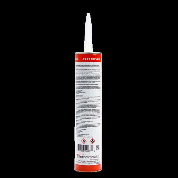 Dicor Self-Leveling Lap Sealant Dove White 10 Ounce Tube