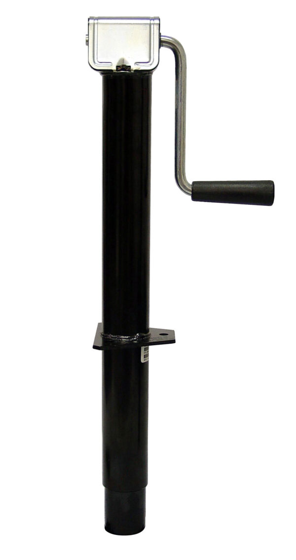 BAL RV Manual Trailer Tongue Jack, 1,000 Pound, Round Sidewind