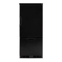 Norcold 6.2 Cu Ft RV Refrigerator, Dual Door, Black, 12 Volt