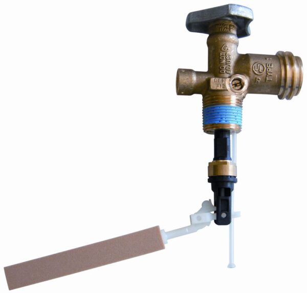 Cavagna OPD Propane Tank Valve, 20 PSI, Aluminium