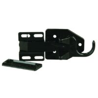 JR Products Screen Door Latch, Right, Universal, Black