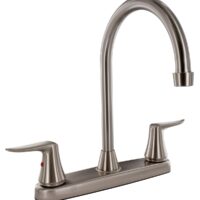 Phoenix Products 8 Inch High Arc Kitchen Faucet, Brushed Nickel, Silver