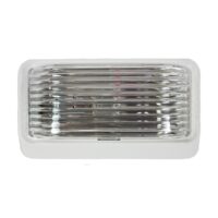 Arcon LED Porch Light, 5.91" x 3.46", Rectangular, White Base