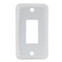 JR Products Type B Faceplate, Single Opening, White