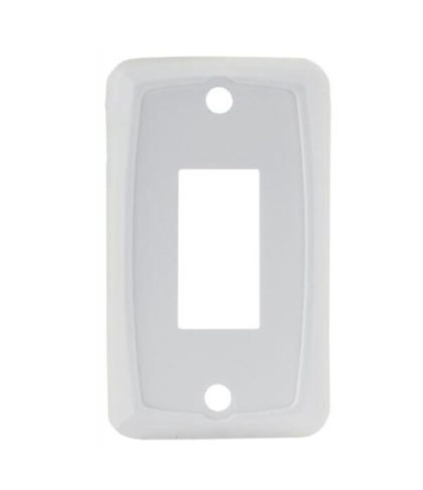 JR Products Type B Faceplate, Single Opening, White
