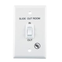 Lippert Slide Out Switch, White Rocker with Panel Mount