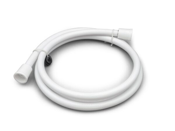 B&B Molders Shower Head Hose, 60", Polar White