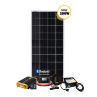 Go Power Weekender ISW Solar System with 1500 Watt Inverter, 200 Watt