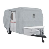 Classic Accessories Travel Trailer Cover, 10 Feet, Gray