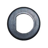 AP Products Washer, D-Flat Hole, 1" Diameter, Black